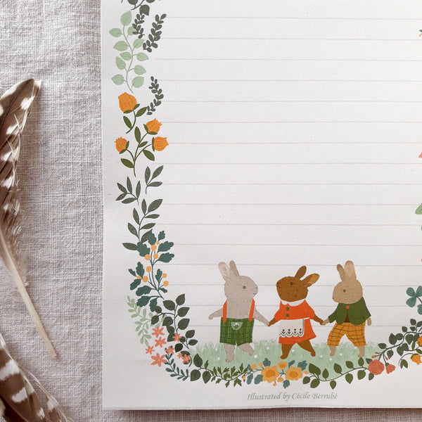 Bunnies notepad