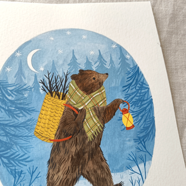 Bear Original art