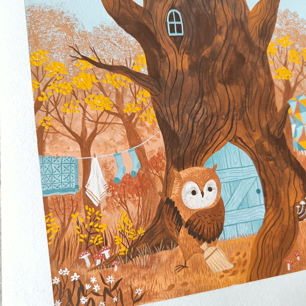 Owl Original art