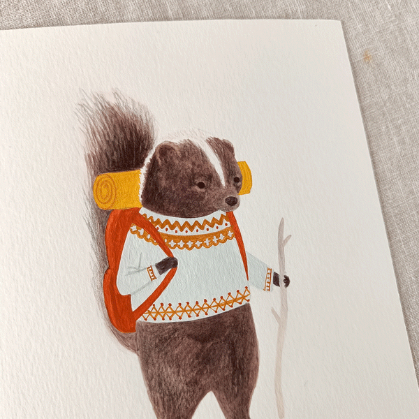 Skunk Original art