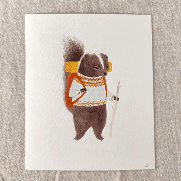Skunk Original art