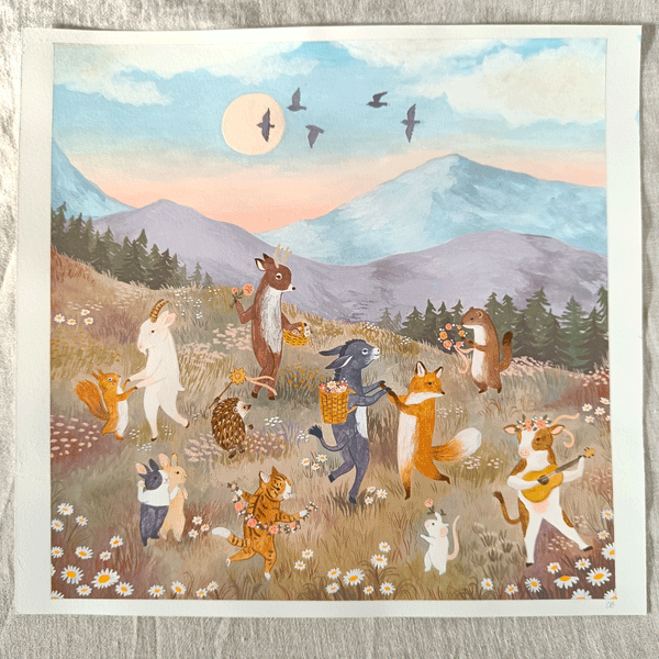 Solstice Original art
