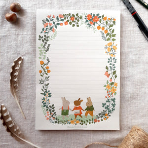 Bunnies notepad