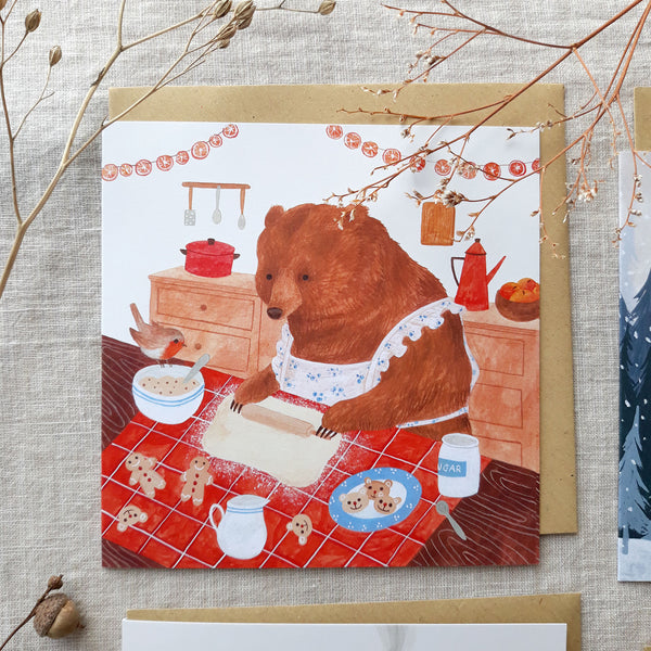 Winter cards - Set of four