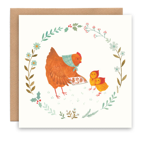 Mama hen card