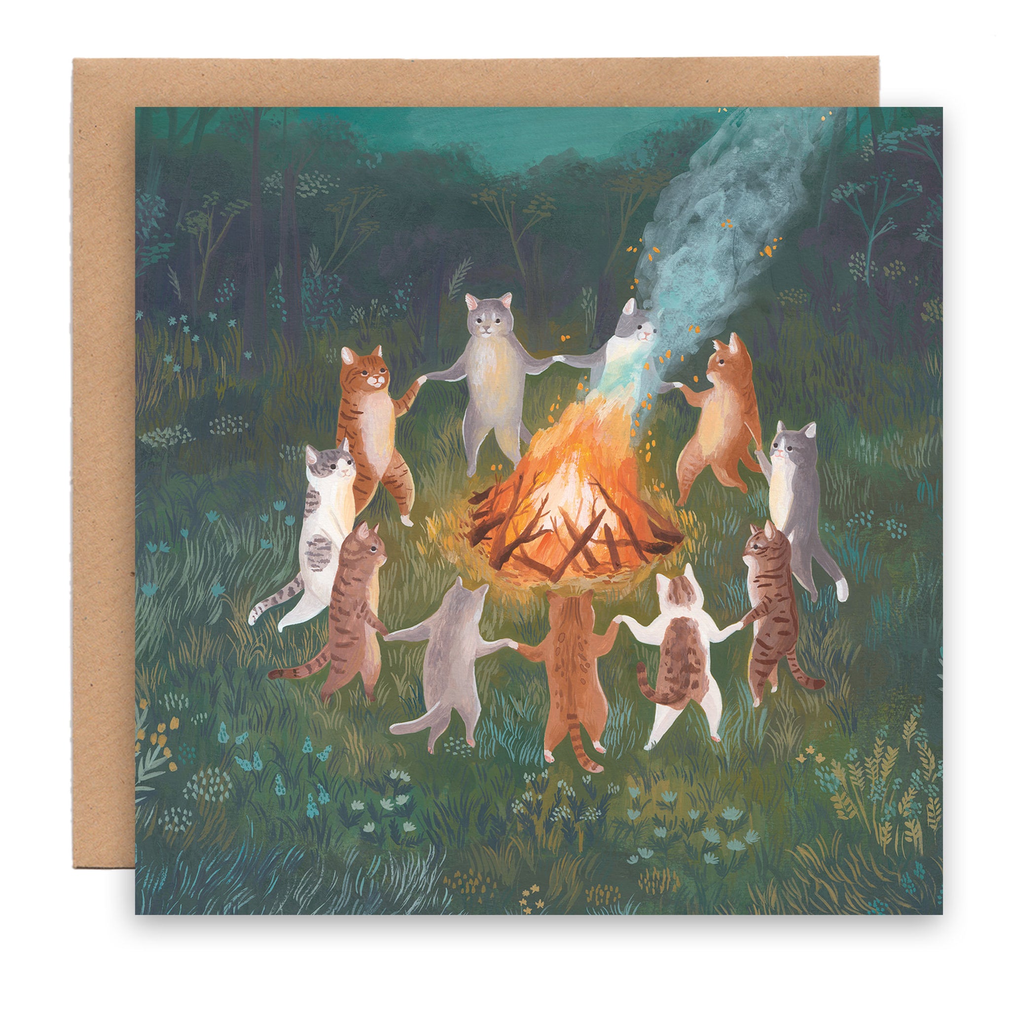 Pagan cats card