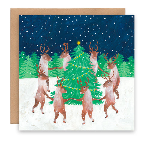 Reindeer Christmas card